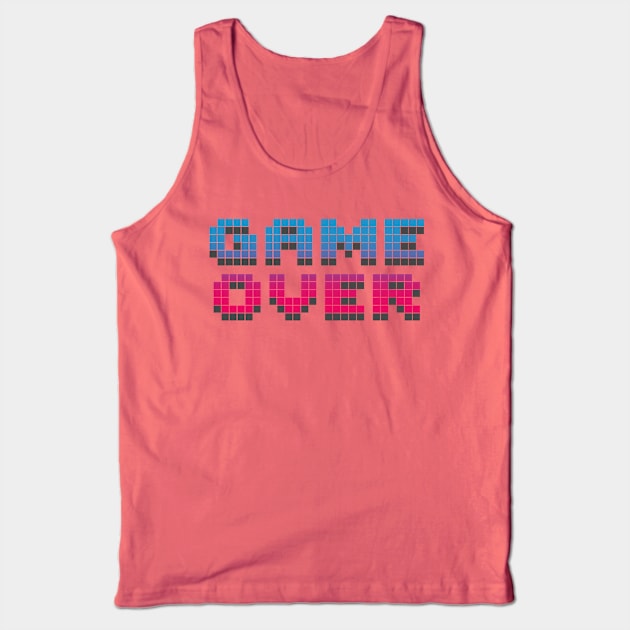 Game Over Tank Top by Braeprint